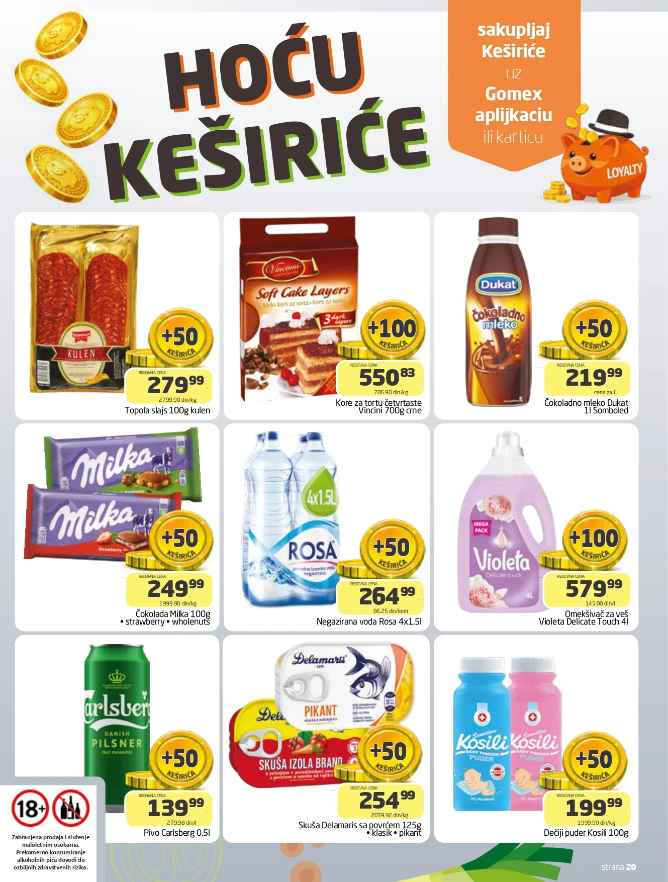 Gomex katalog AKCIJE IZ ŠEŠIRA 13-26.5.2026.