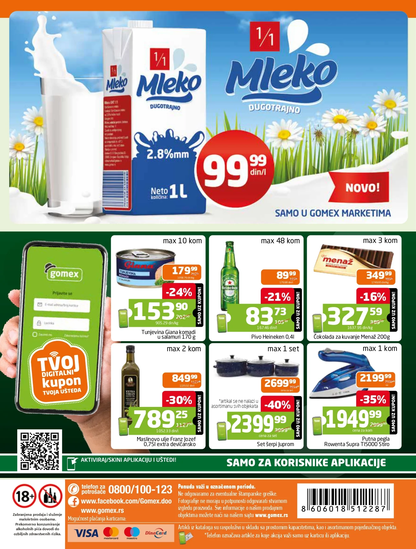 Gomex katalog AKCIJE IZ ŠEŠIRA 13-26.5.2026.