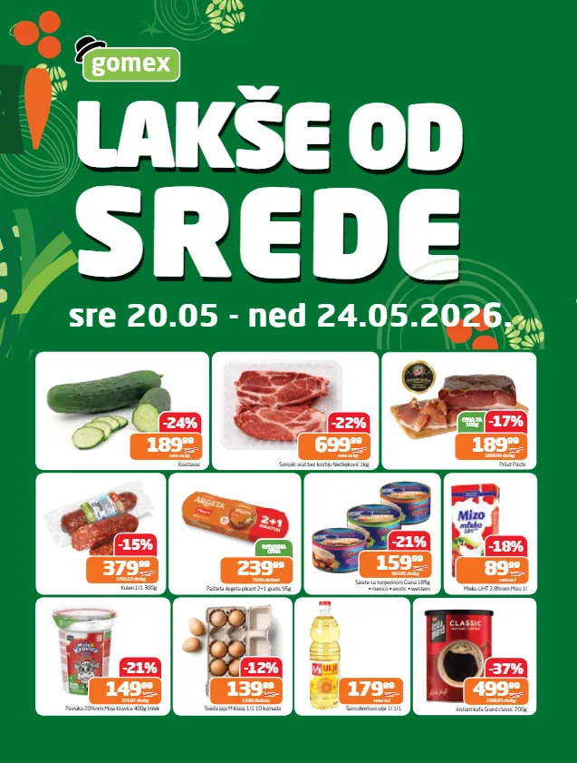Gomex katalog LAKŠE OD SREDE 20-24.5.2026.