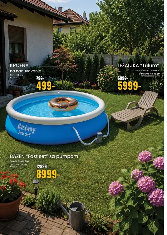 Uradi Sam katalog BAZENI, LEŽALJKE I BAŠTA 11-21.6.2026. - str. 2