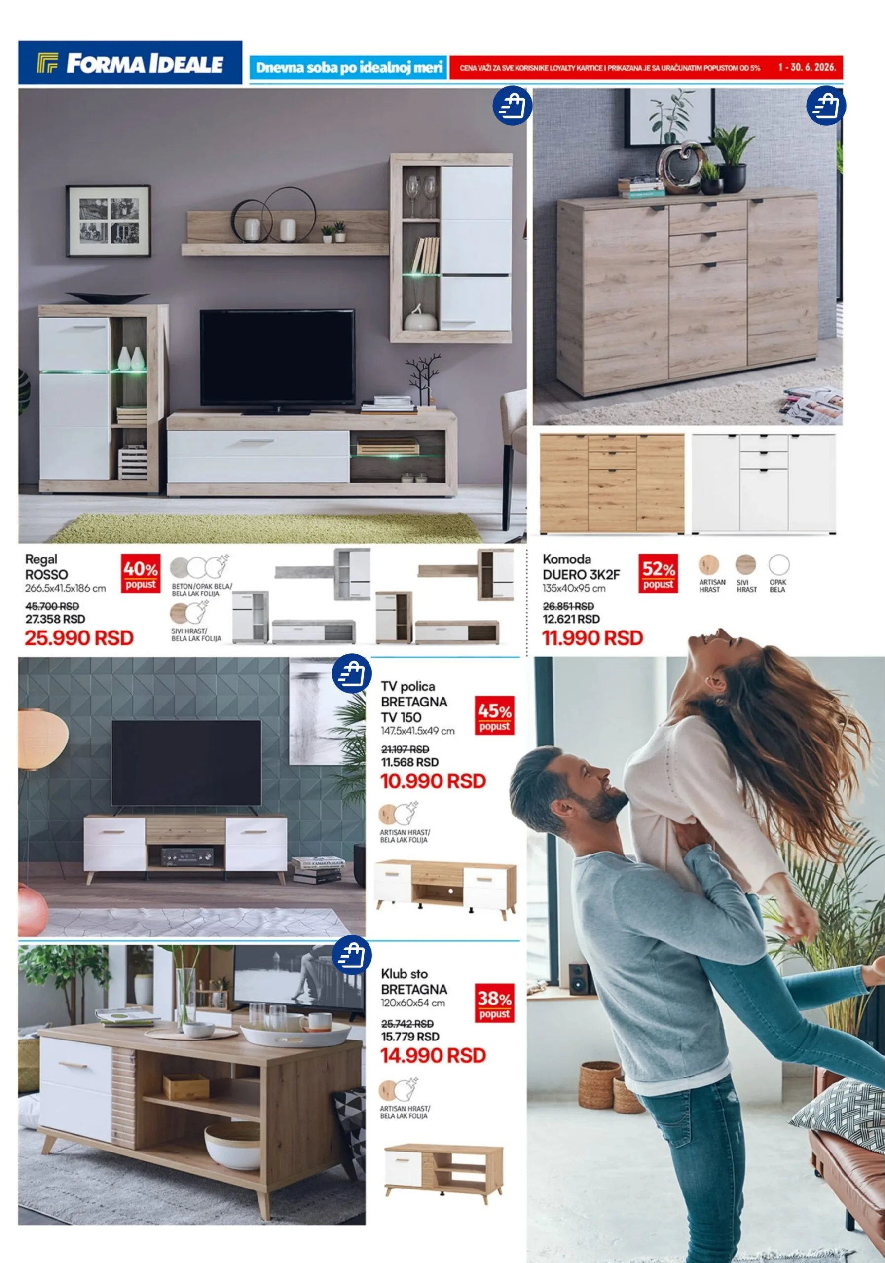 Forma ideale katalog NAMEŠTAJ ZA DNEVNU SOBU 1-30.6.2026. - str. 3