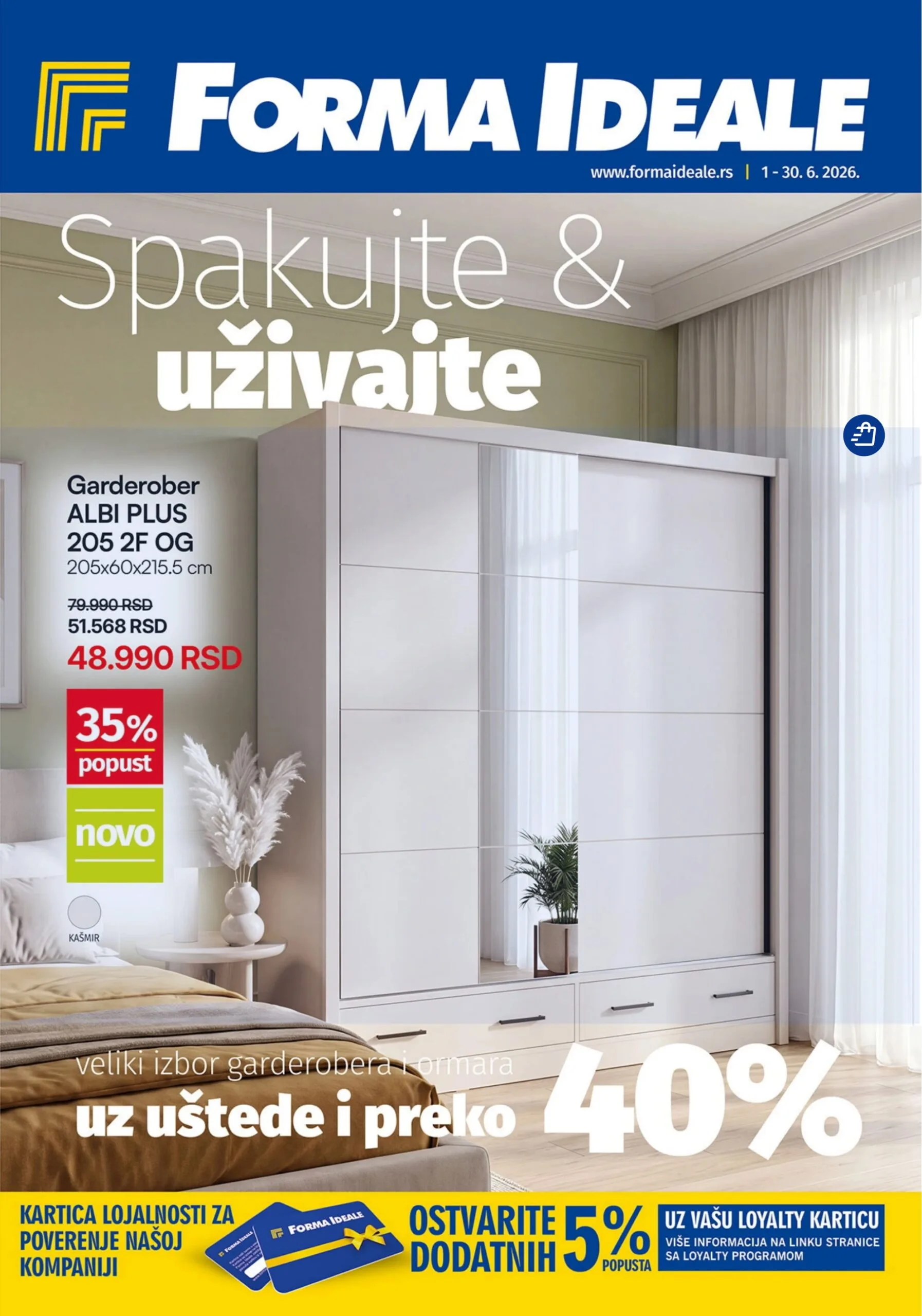 Forma ideale katalog - Garderoberi i ormari 1-30.6.2026. - str. 1