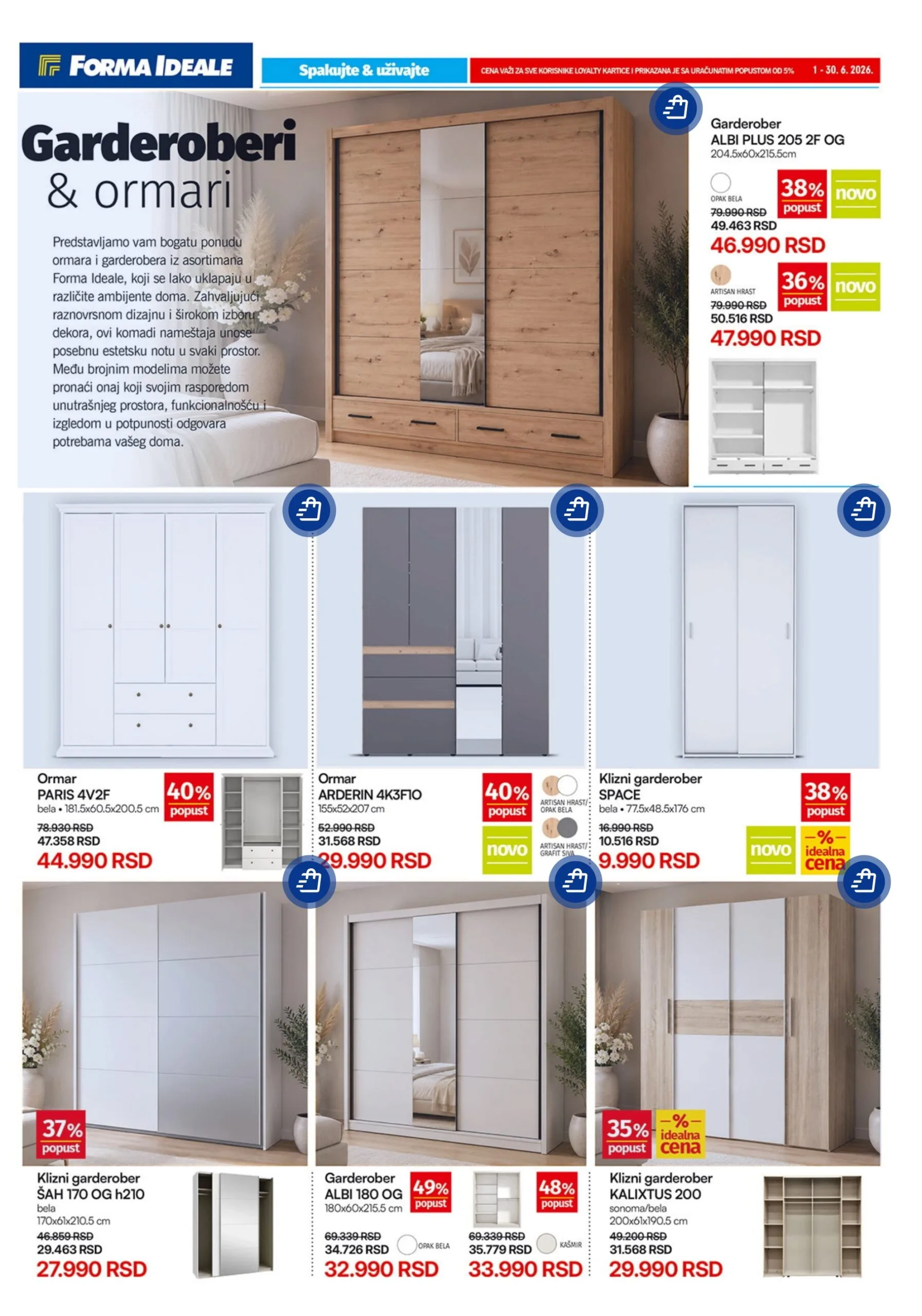 Forma ideale katalog - Garderoberi i ormari 1-30.6.2026. - str. 3