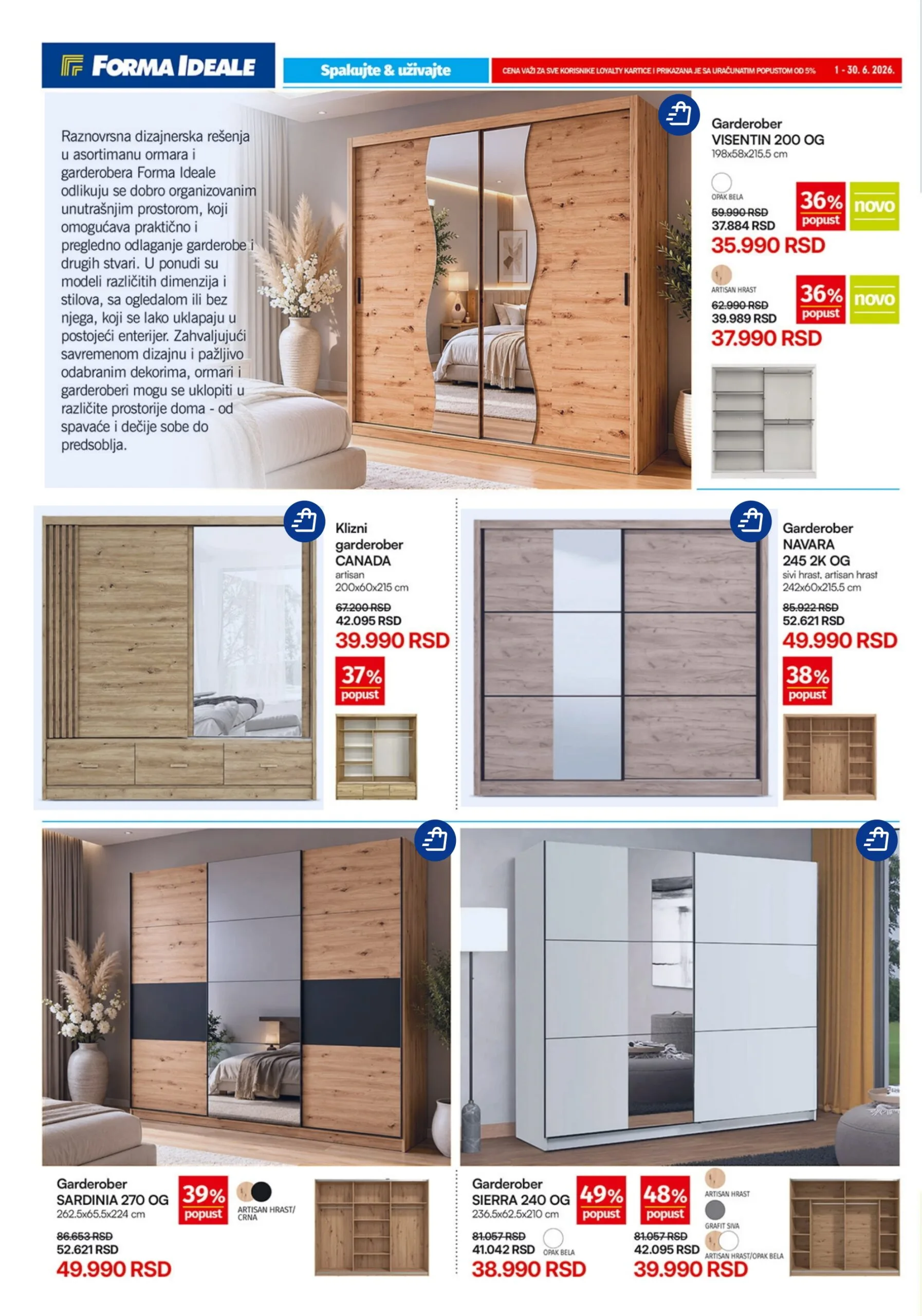 Forma ideale katalog - Garderoberi i ormari 1-30.6.2026. - str. 4