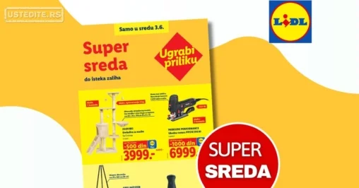 Lidl CENA DANA - SUPER SREDA 3.6.2026.
