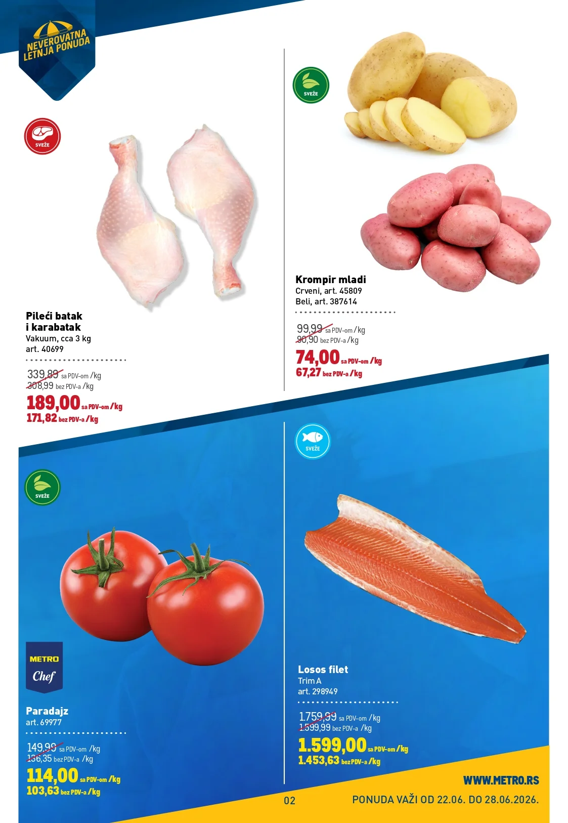 Metro katalog LETNJA PONUDA 22-28.6.2026. - str. 2