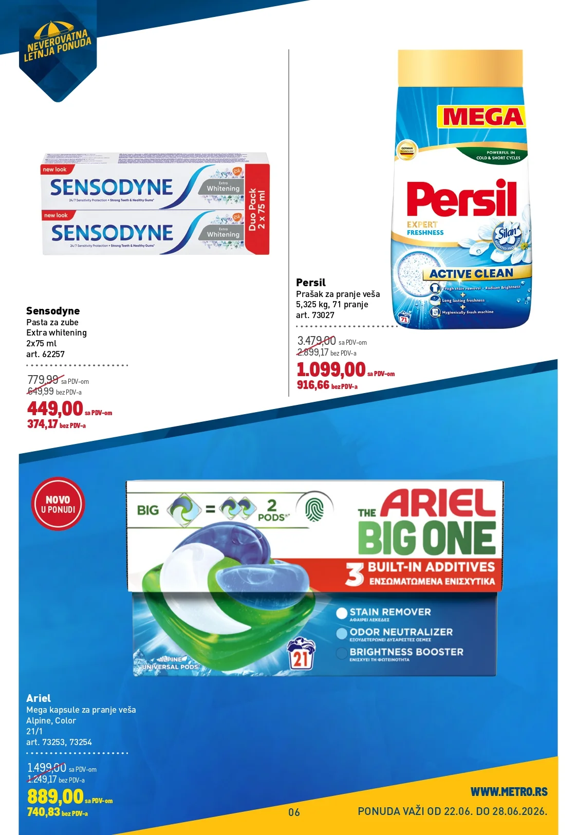 Metro katalog LETNJA PONUDA 22-28.6.2026. - str. 6