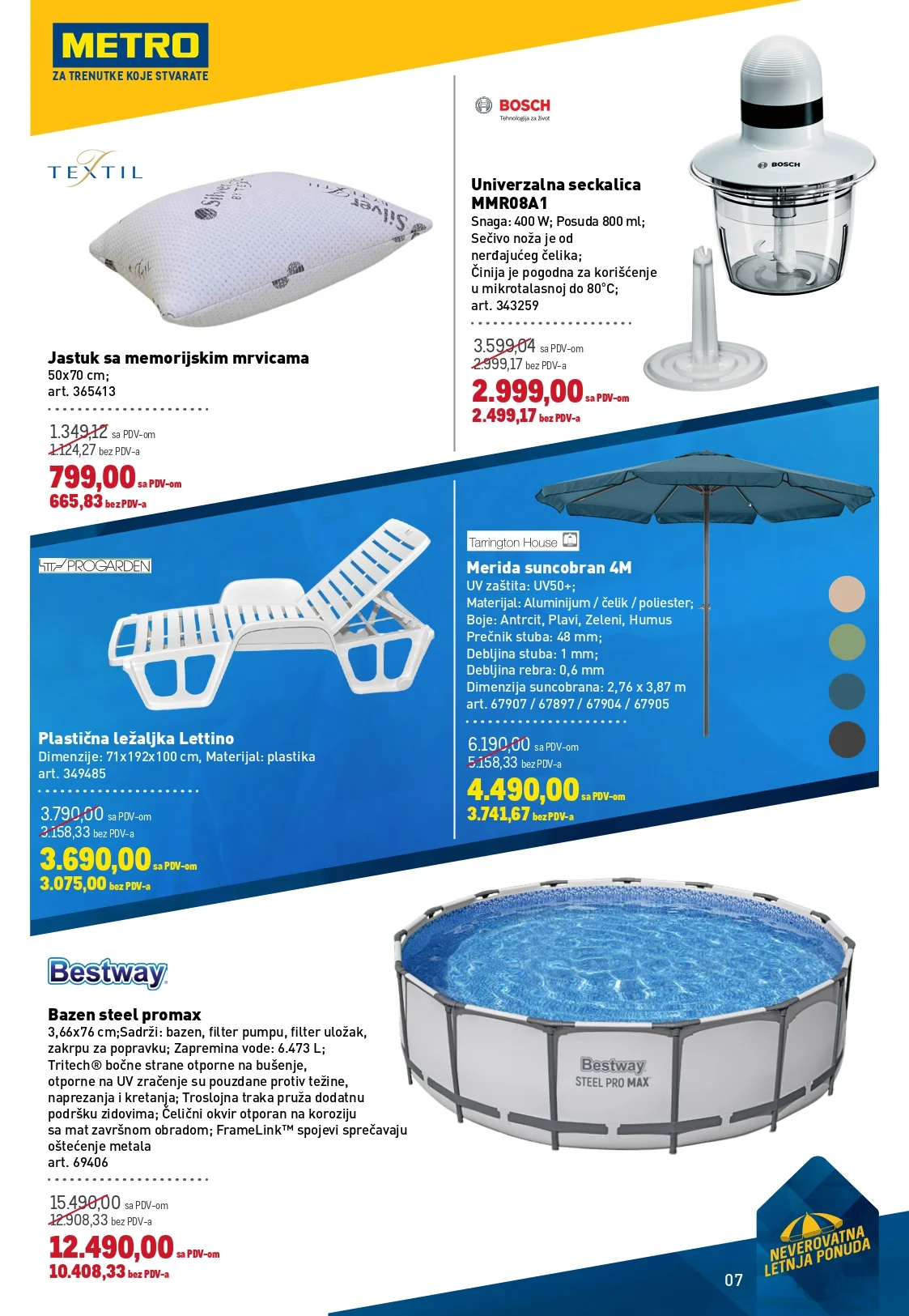 Metro katalog LETNJA PONUDA 22-28.6.2026. - str. 7
