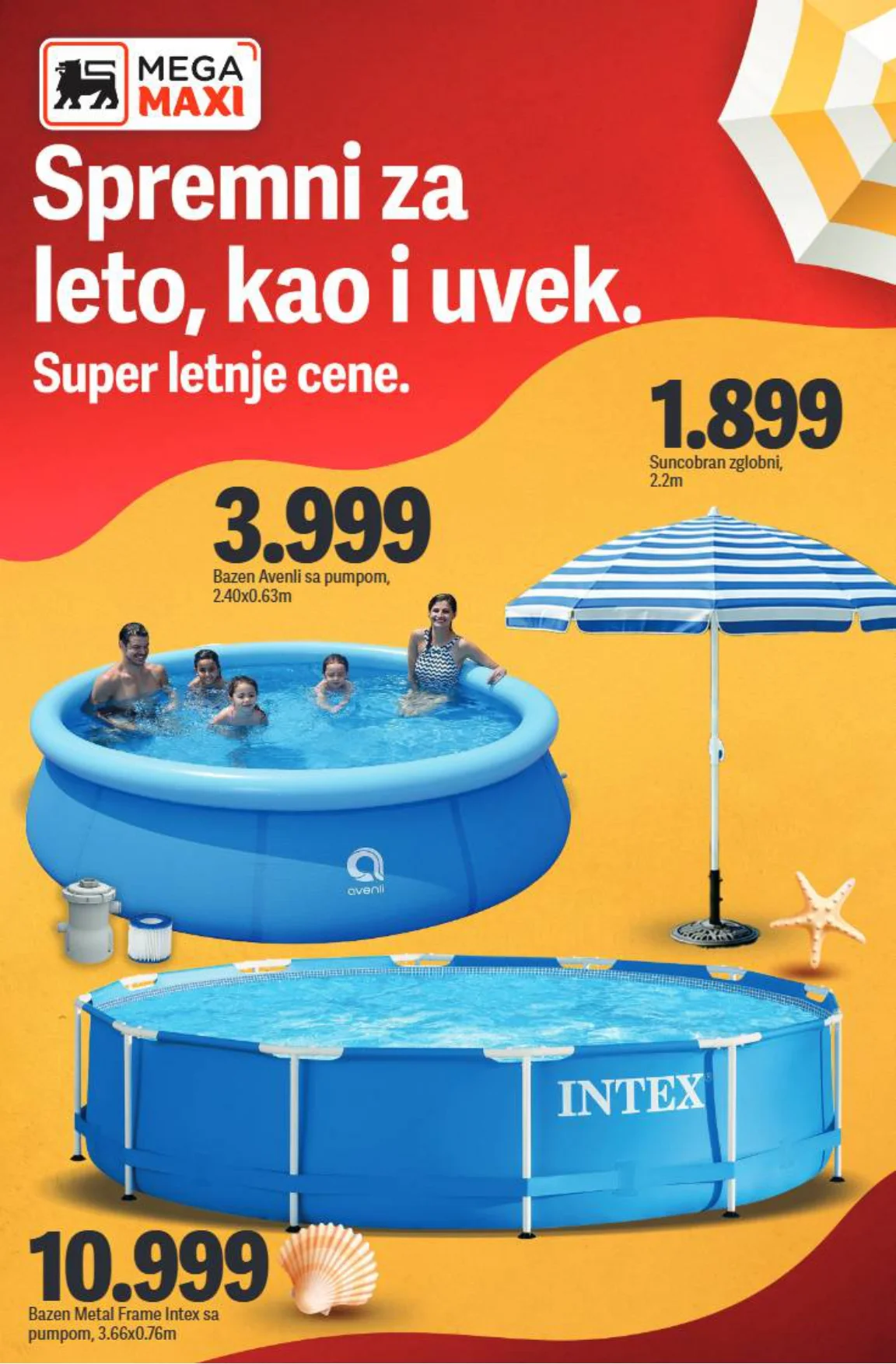 Mega Maxi katalog -Sve za leto, dvorište i uživanje na otvorenom - ljeto 2026. - str. 1