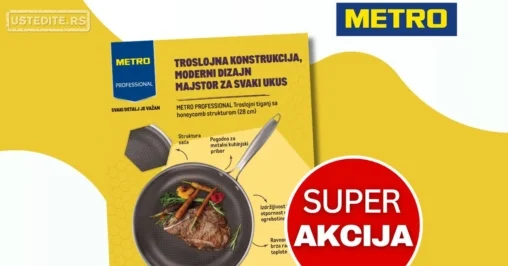 Metro akcija TROSLOJNI TIGANJ 1-30.6.2026.