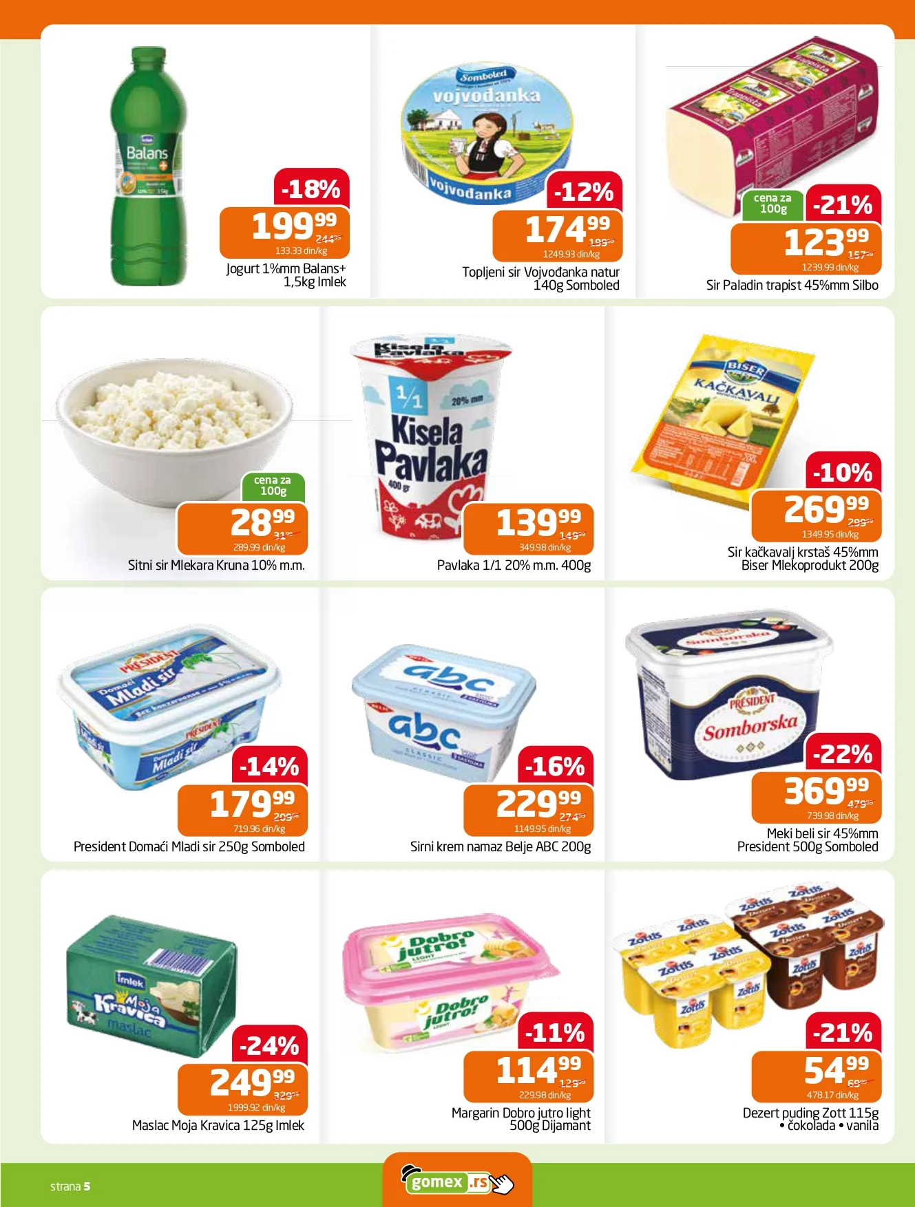 Gomex katalog NOVA SVEŽA AKCIJA 10-23.6.2026. - str. 5