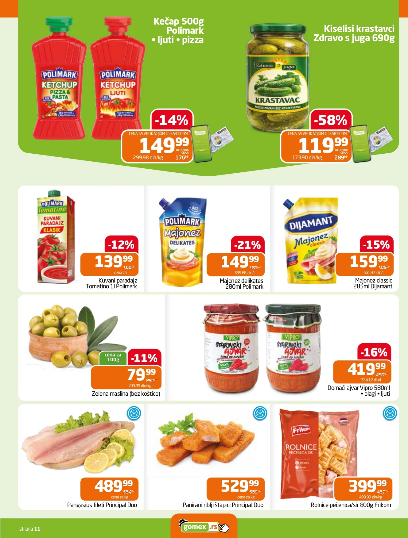 Gomex katalog NOVA SVEŽA AKCIJA 10-23.6.2026. - str. 11