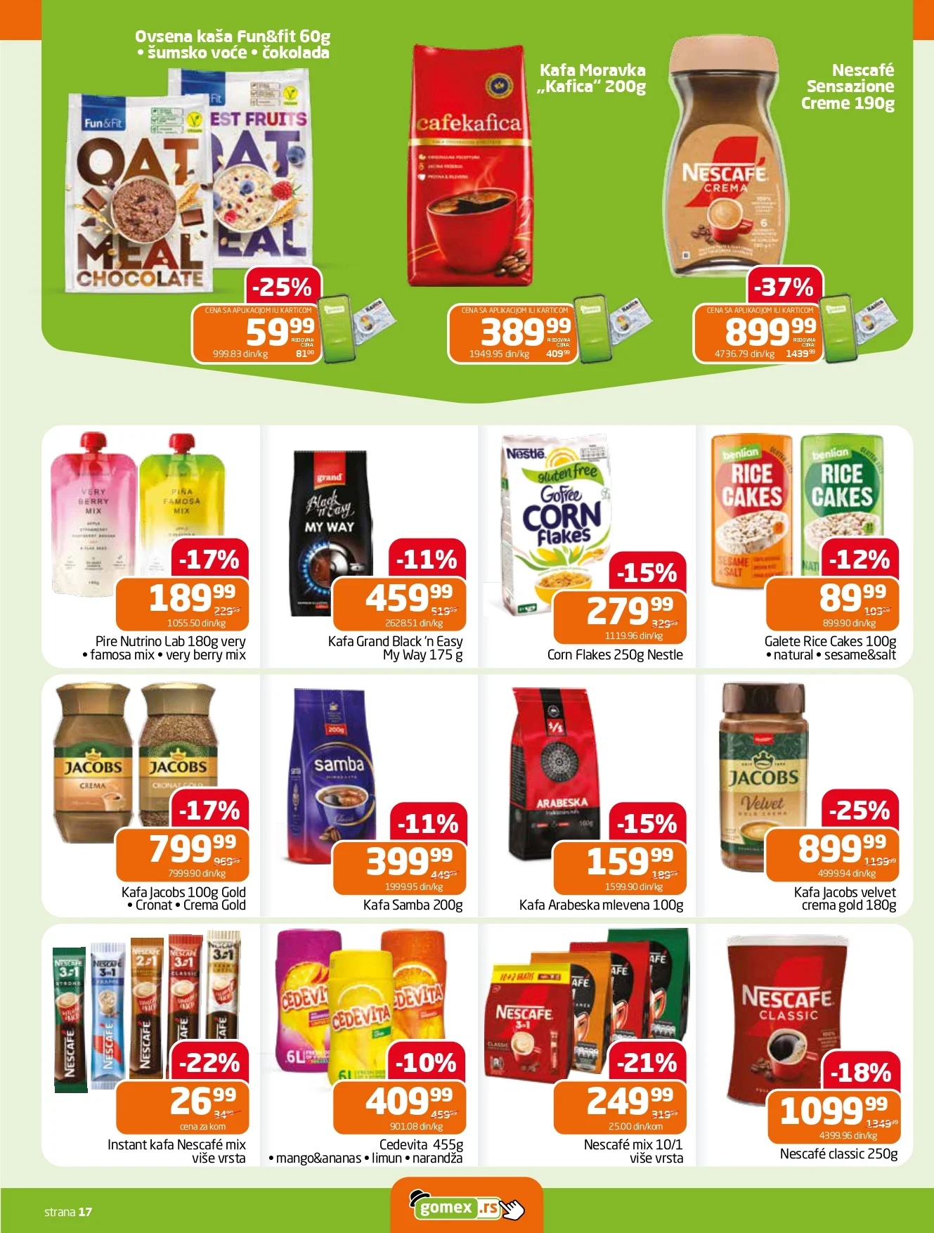 Gomex katalog NOVA SVEŽA AKCIJA 10-23.6.2026. - str. 17