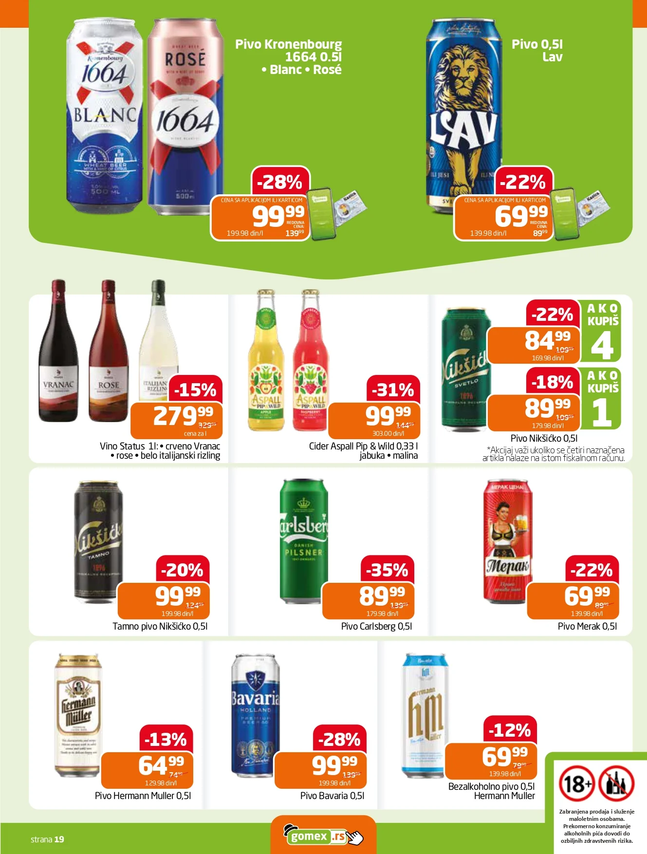 Gomex katalog NOVA SVEŽA AKCIJA 10-23.6.2026. - str. 19