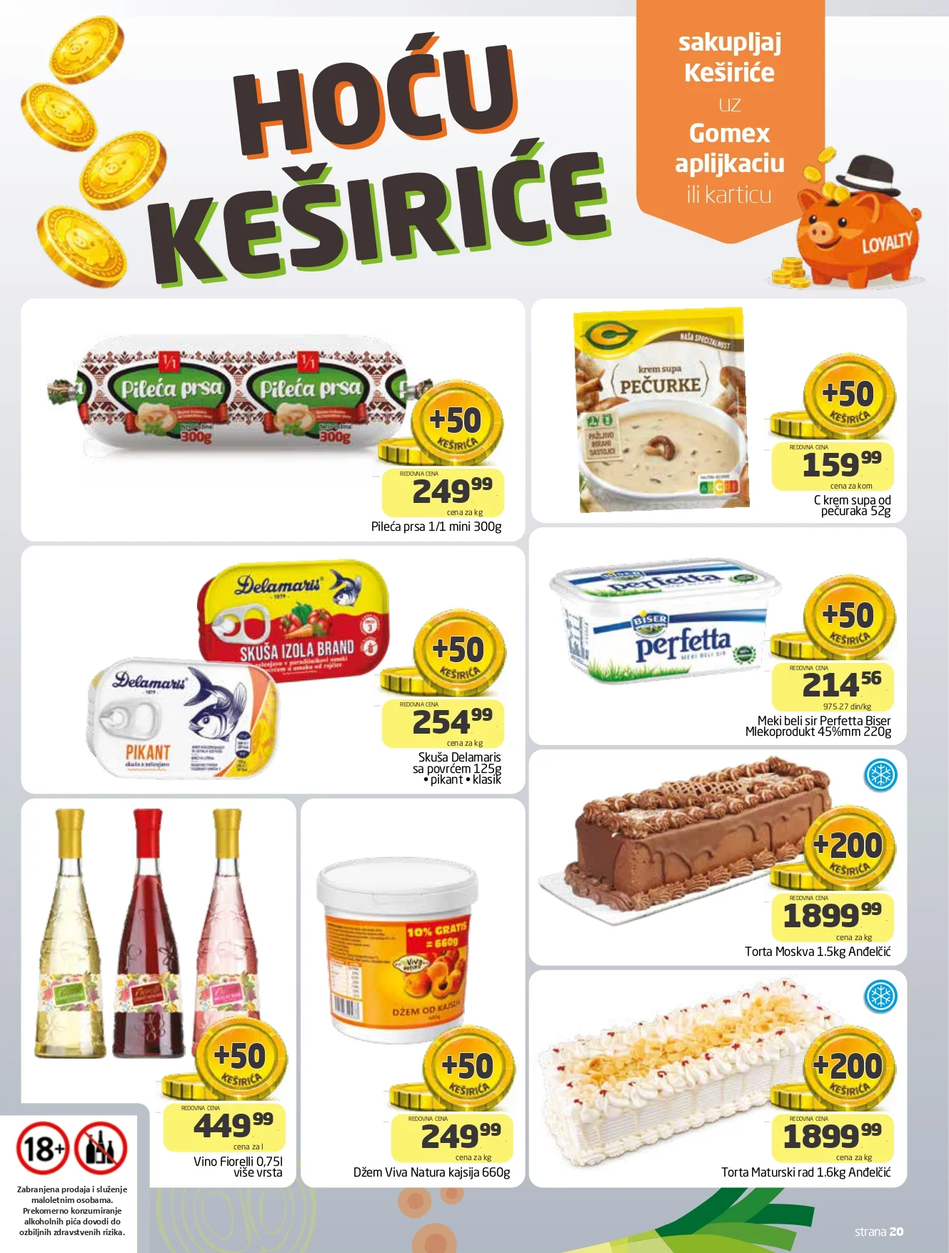 Gomex katalog NOVA SVEŽA AKCIJA 10-23.6.2026. - str. 20