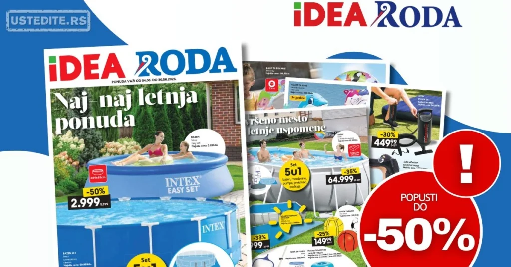 Roda & Idea katalog NAJ NAJ PONUDA 4-30.6.2026.