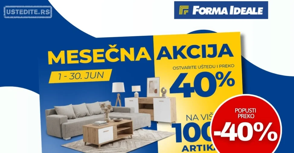 Forma Ideale AKCIJA 1-30.6.2026.