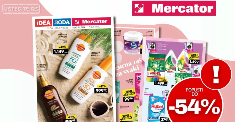 Mercator katalog LUDA LETNJA PONUDA 11.6-9.7.2026.