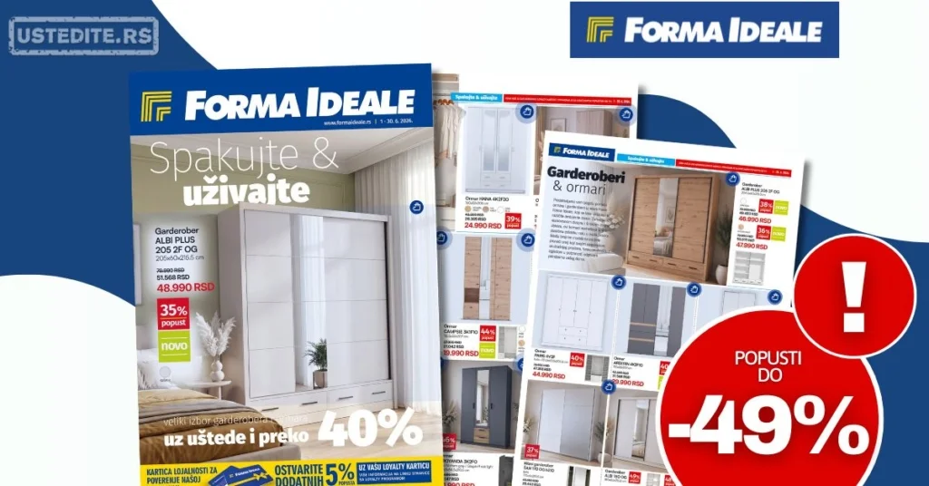 Forma ideale katalog - Garderoberi i ormari 1-30.6.2026. - str. 4
