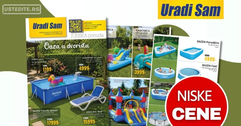 Uradi Sam katalog BAZENI, LEŽALJKE I BAŠTA 11-21.6.2026. - str. 9