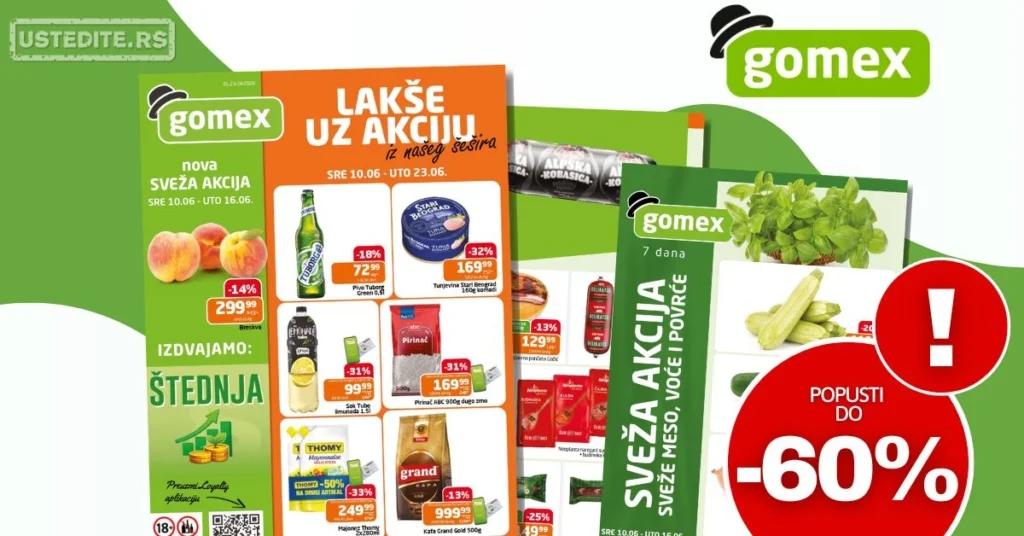 Gomex katalog NOVA SVEŽA AKCIJA 10-23.6.2026. - str. 28