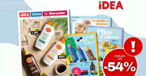 Idea katalog LETNJA PONUDA 11.6-9.7.2026.