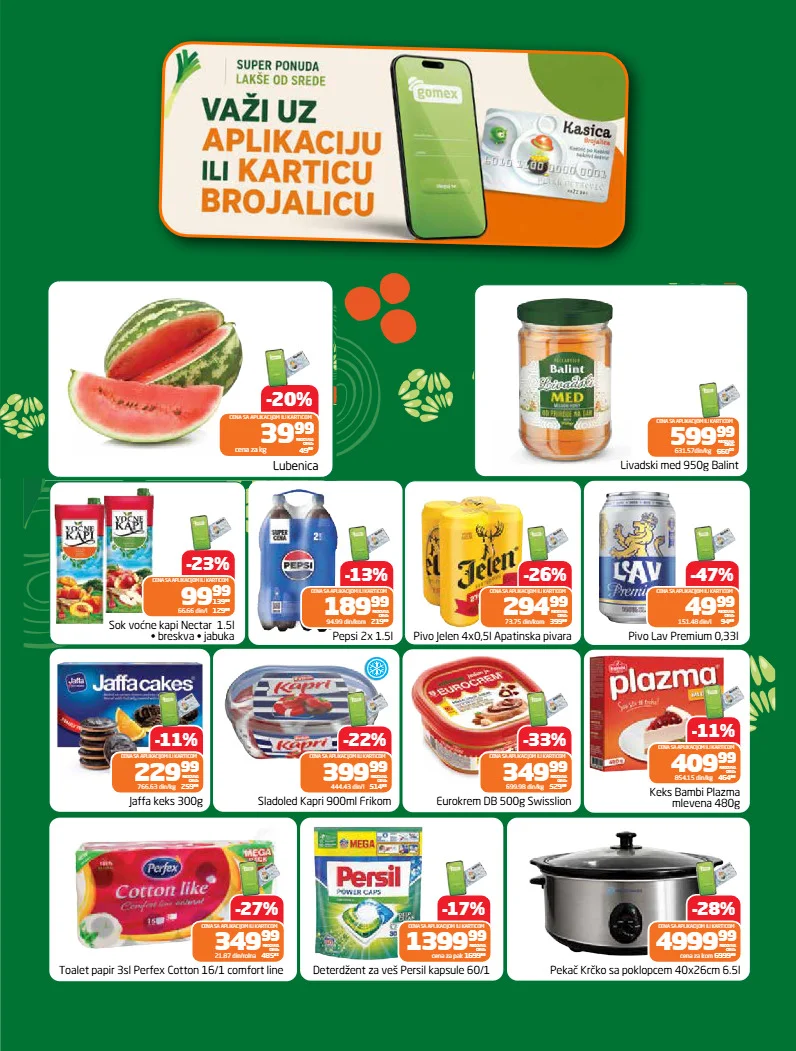Gomex katalog LAKŠE OD SREDE 15-19.7.2026. - str. 2