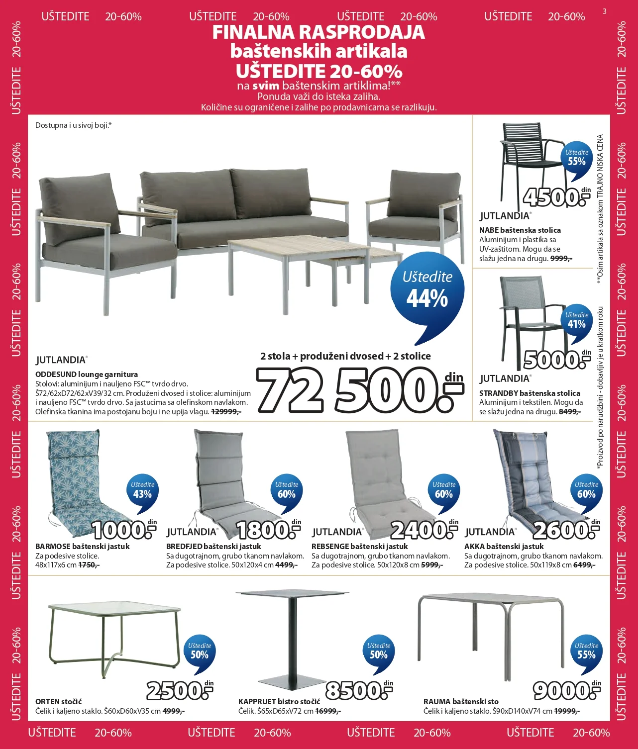 Jysk katalog RASPRODAJA BAŠTENSKIH ARTIKALA 29.7-1.9.2026. - str. 4