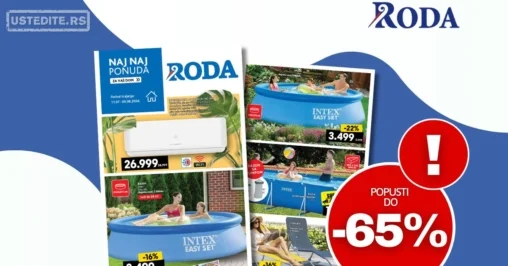 Roda katalog NAJ PONUDA ZA VAŠ DOM 11.7-9.8.2026.