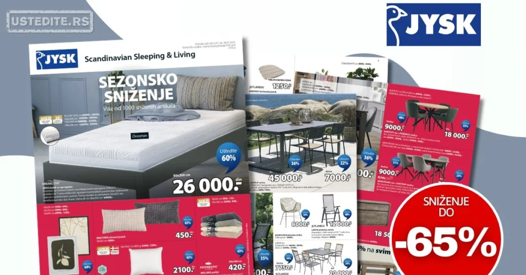 Jysk katalog 22-28.7.2026.