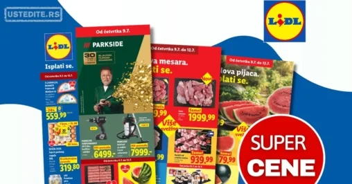 Lidl katalog 9-15.7.2026.