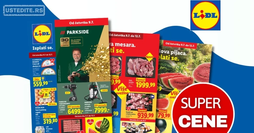 Lidl katalog 9-15.7.2026.