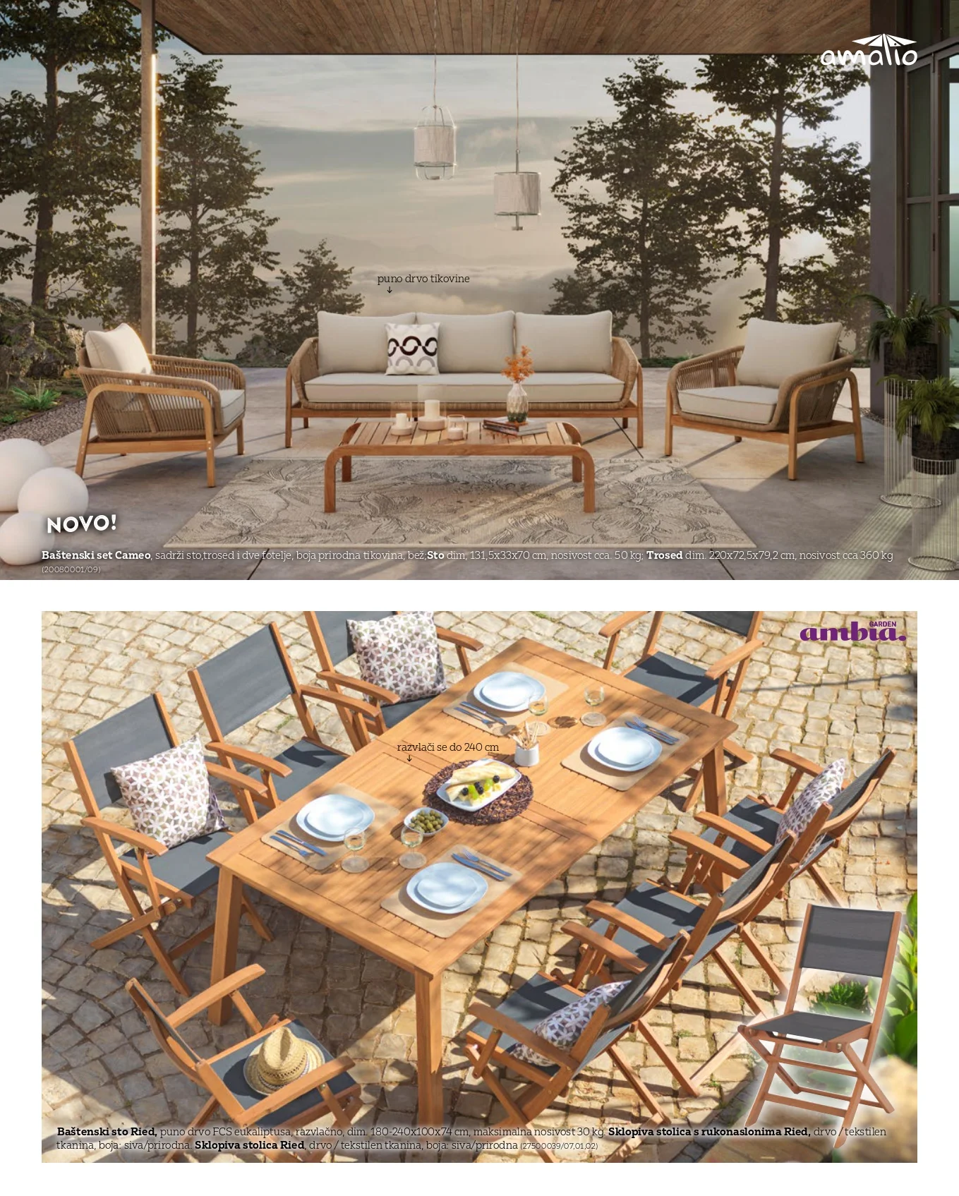 Lesnina XXXL katalog BAŠTENSKI NAMEŠTAJ 1-31.7.2026. - str. 18
