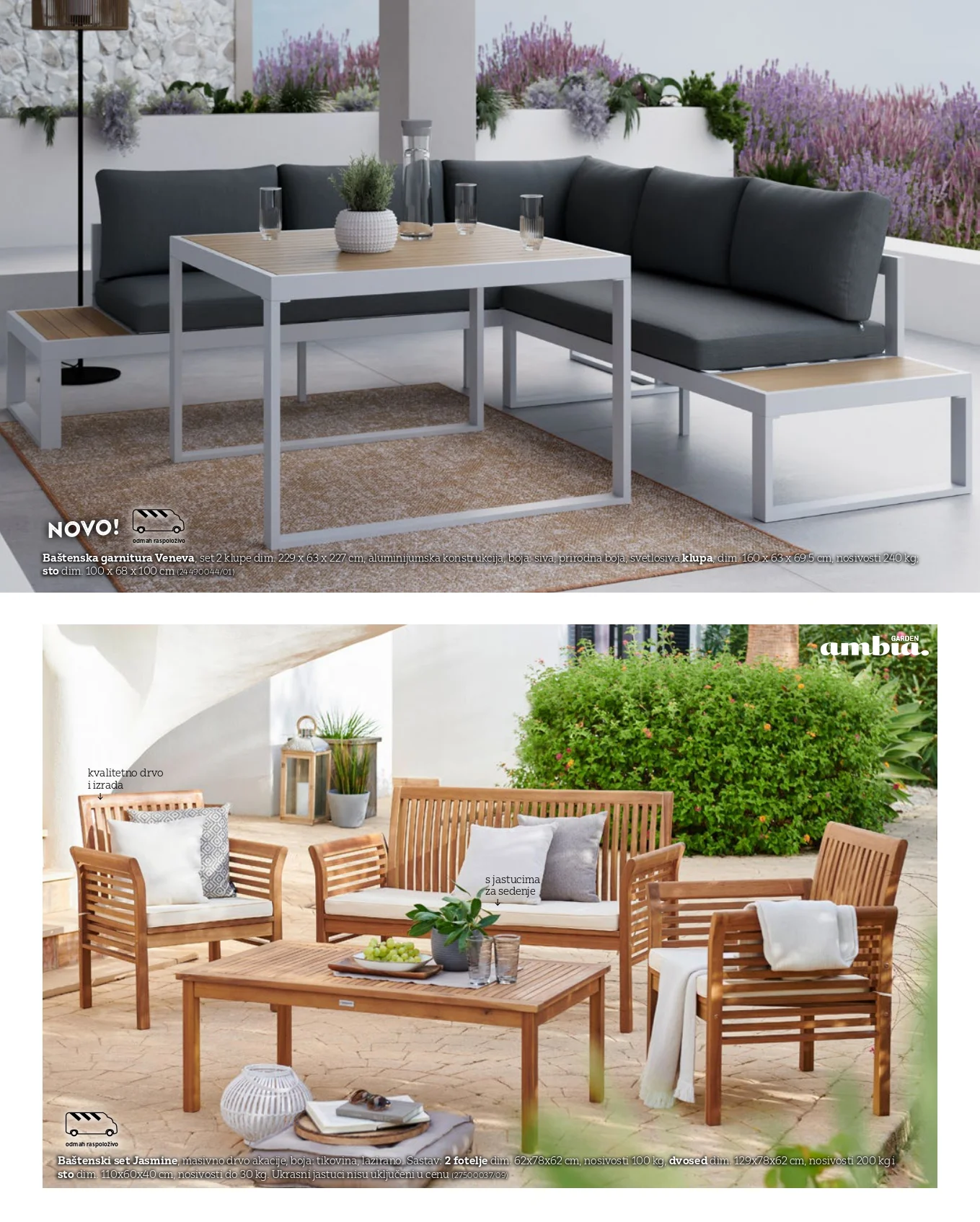 Lesnina XXXL katalog BAŠTENSKI NAMEŠTAJ 1-31.7.2026. - str. 20