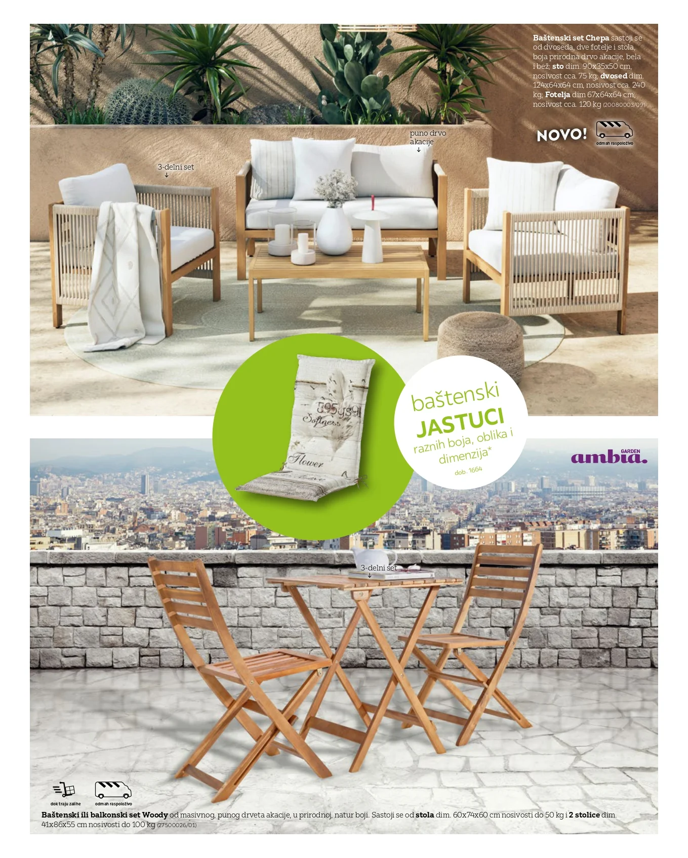 Lesnina XXXL katalog BAŠTENSKI NAMEŠTAJ 1-31.7.2026. - str. 21