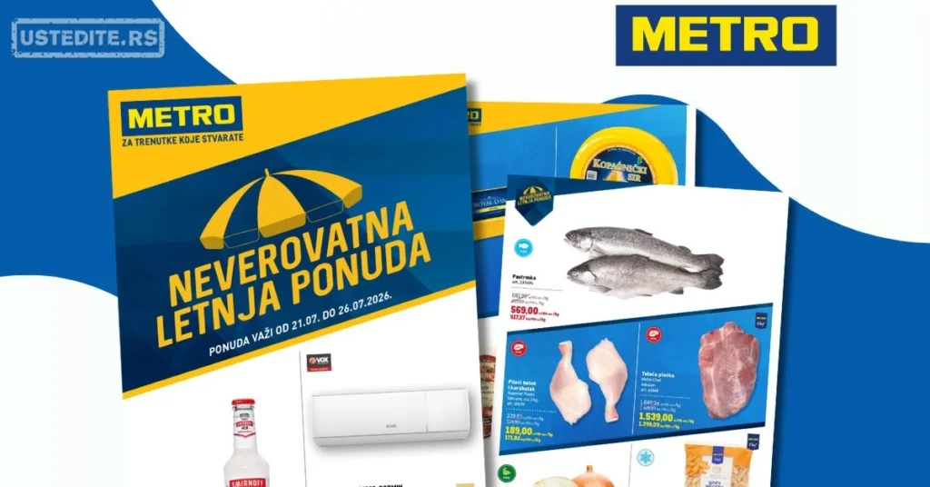 Metro katalog LETNJA PONUDA 21-26.7.2026.