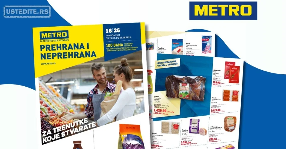 Metro katalog PREHRANA/NEPREHRANA 23.7-5.8.2026.