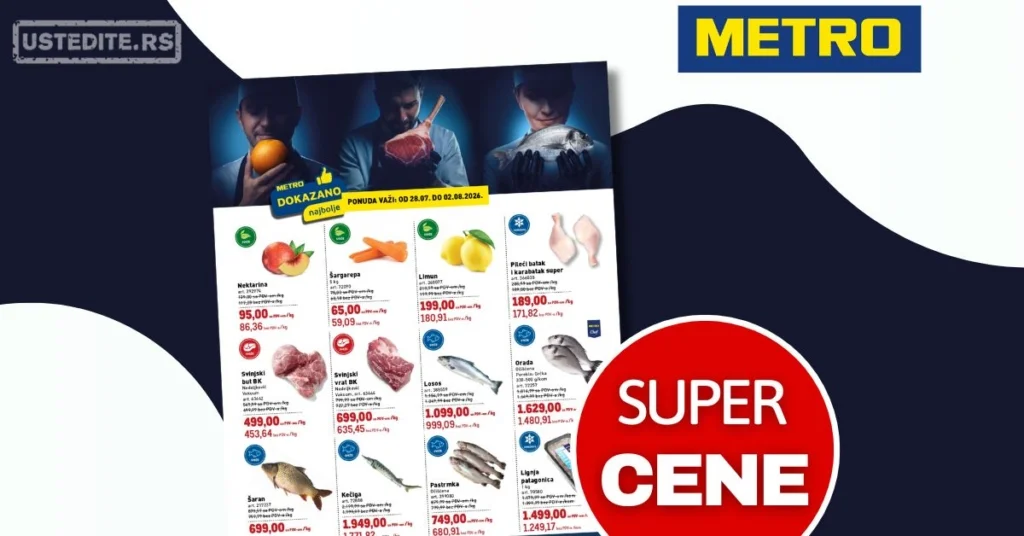 Metro katalog DOKAZANO 28.7-5.8.2026.