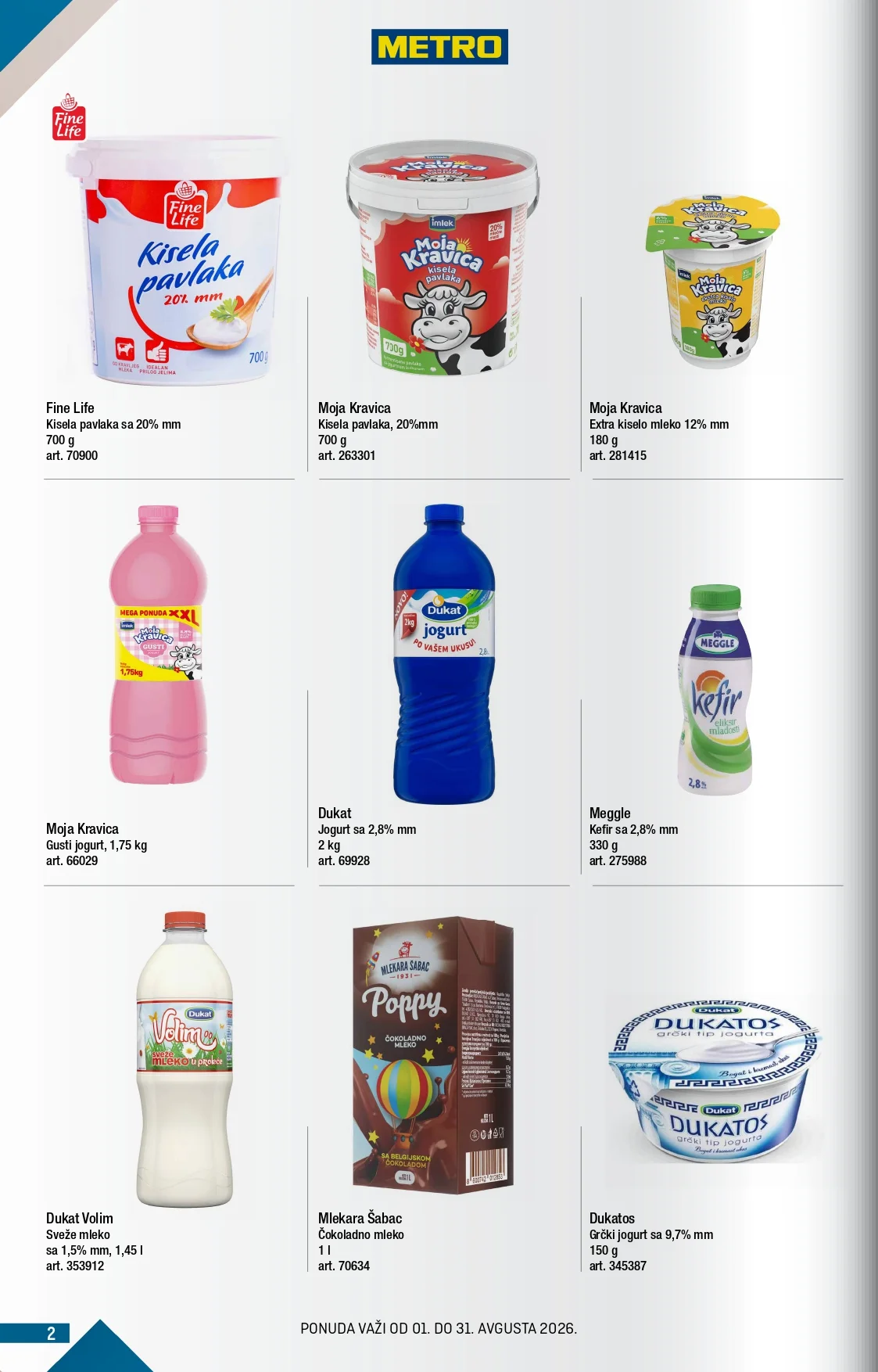 Metro katalog 1-31.8.2026. - str. 2