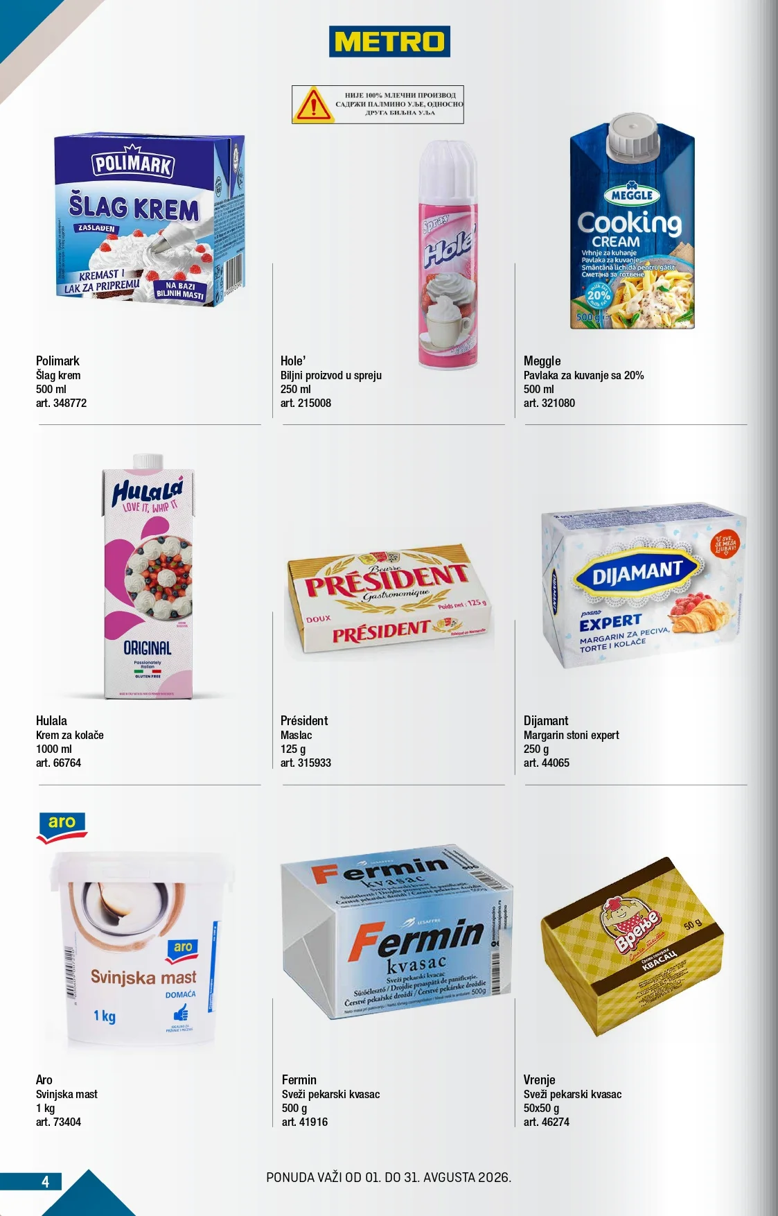 Metro katalog 1-31.8.2026. - str. 4