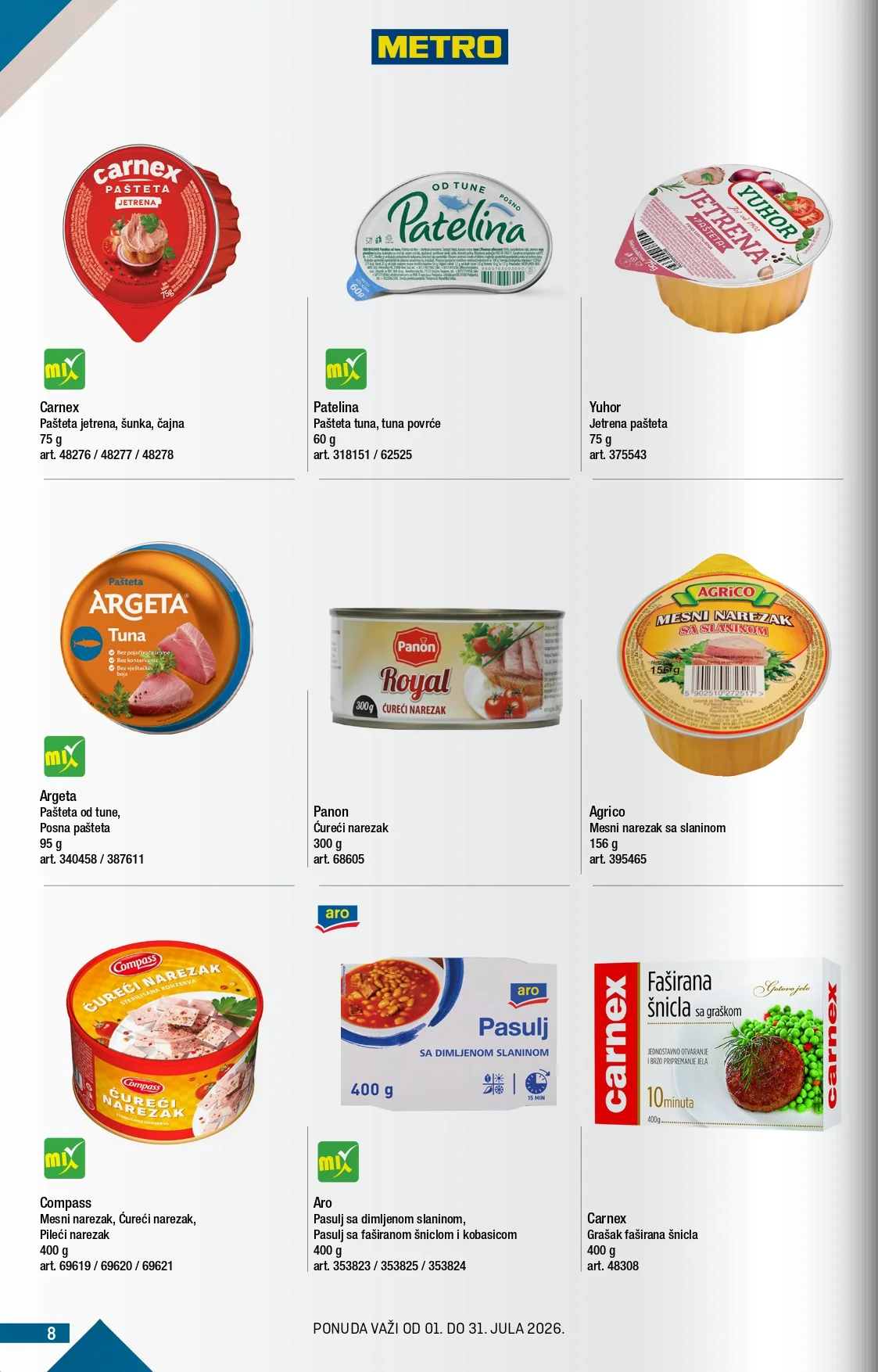 Metro katalog 1-31.7.2026. - str. 8