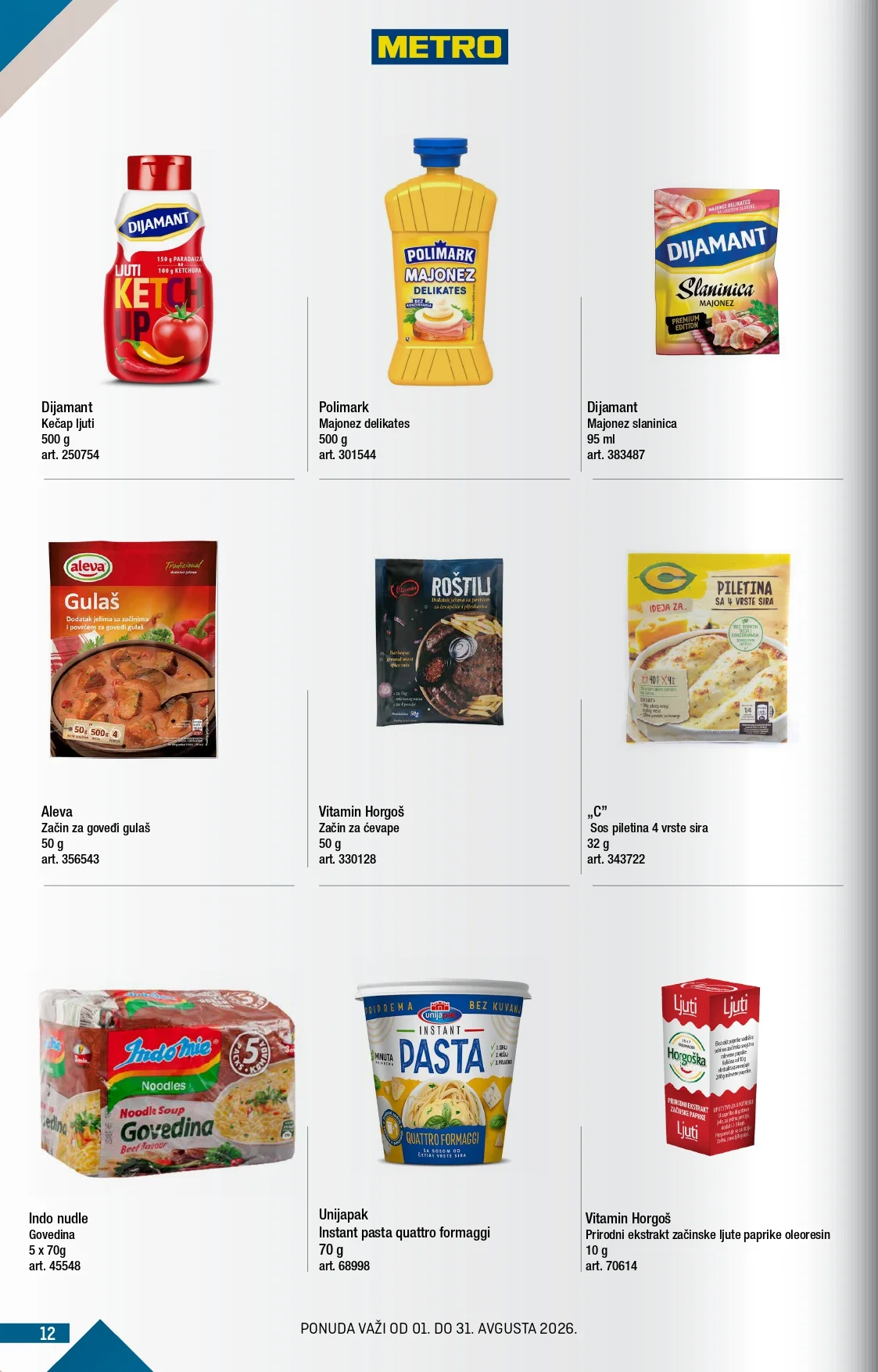 Metro katalog 1-31.8.2026. - str. 12