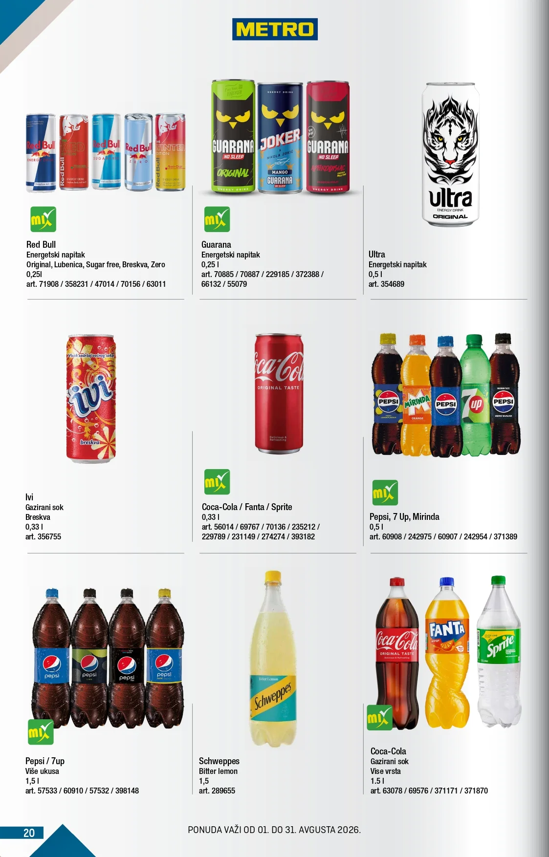 Metro katalog 1-31.8.2026. - str. 20