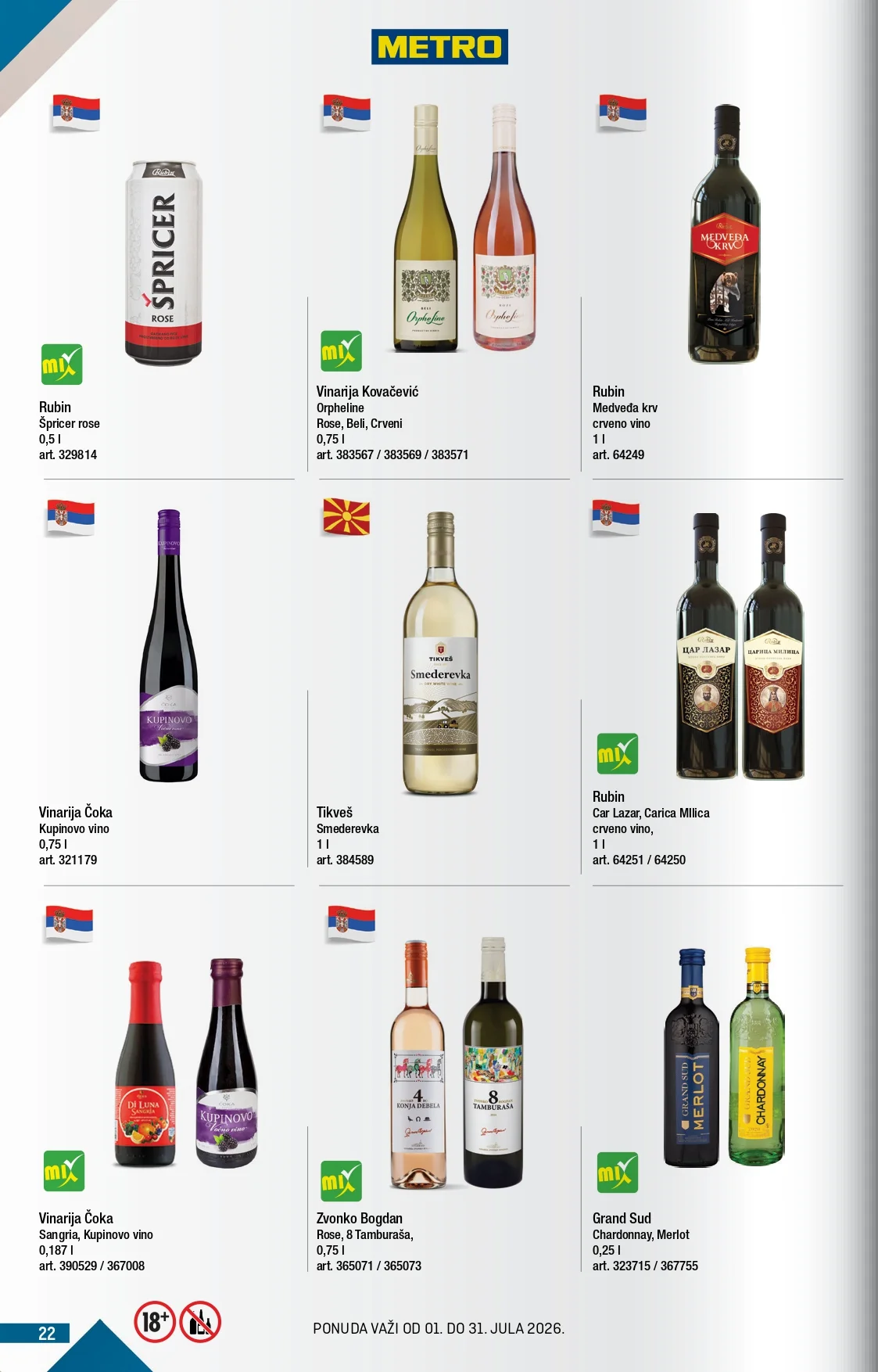 Metro katalog 1-31.7.2026. - str. 22
