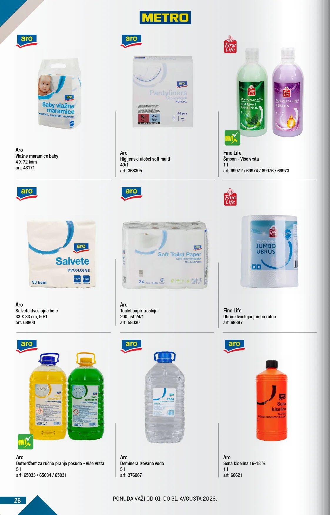 Metro katalog 1-31.8.2026. - str. 26