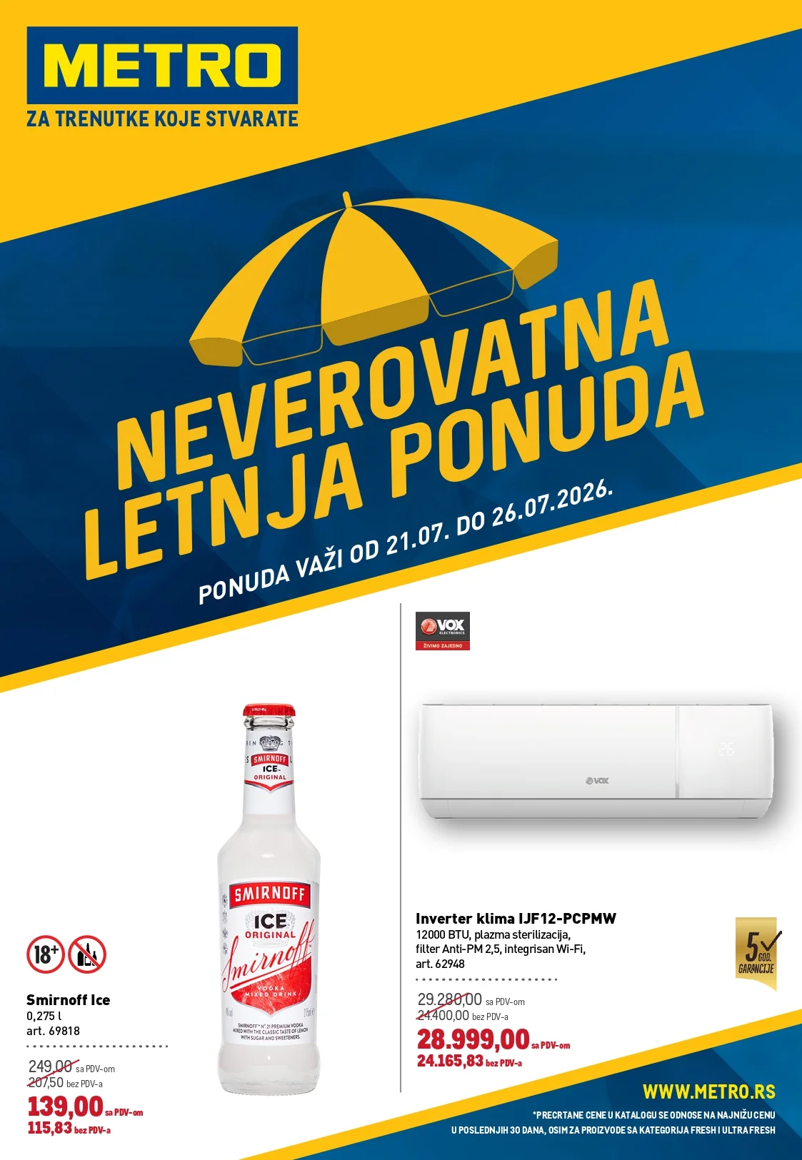 Metro katalog 21-26.7.2026. - str. 1