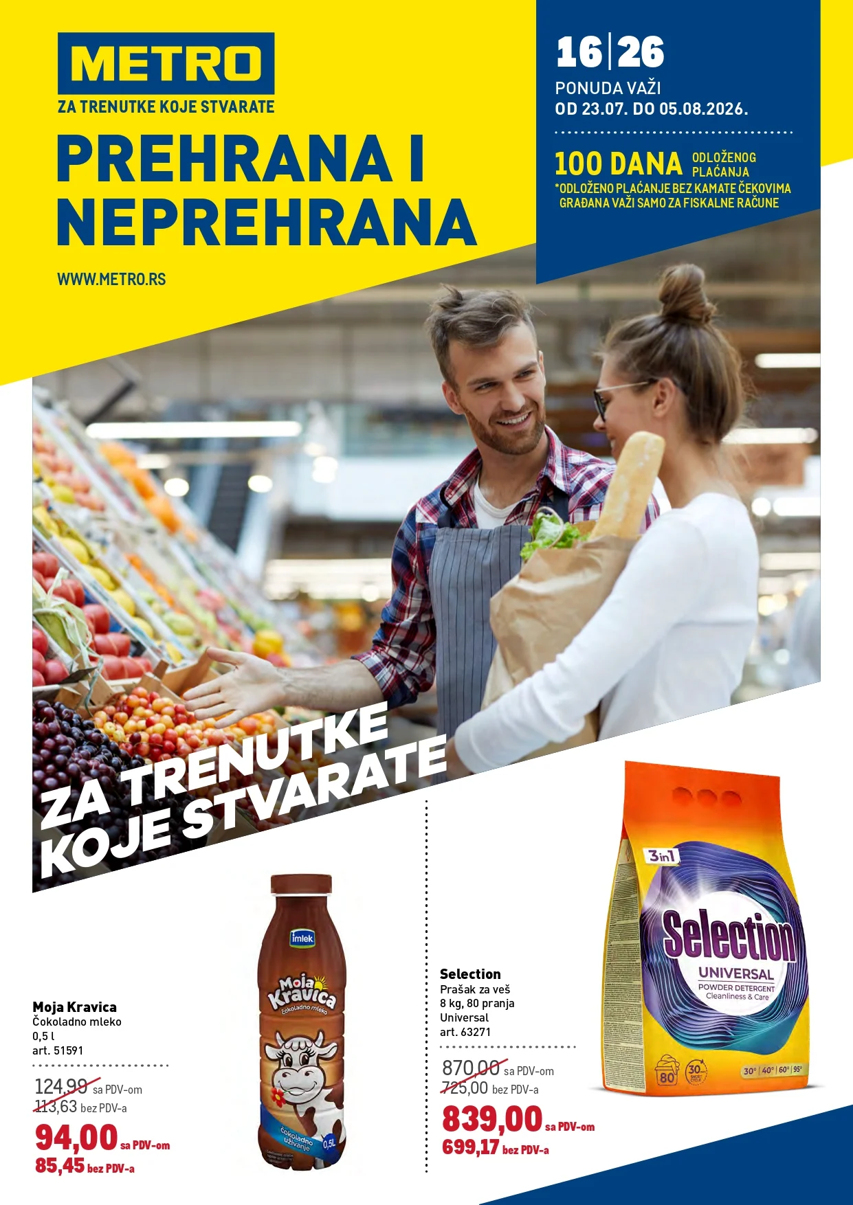Metro katalog PREHRANA/NEPREHRANA 23.7-5.8.2026. - str. 1