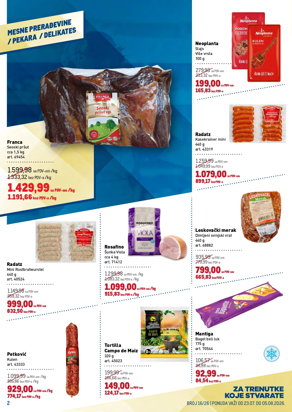 Metro katalog PREHRANA/NEPREHRANA 23.7-5.8.2026. - str. 2