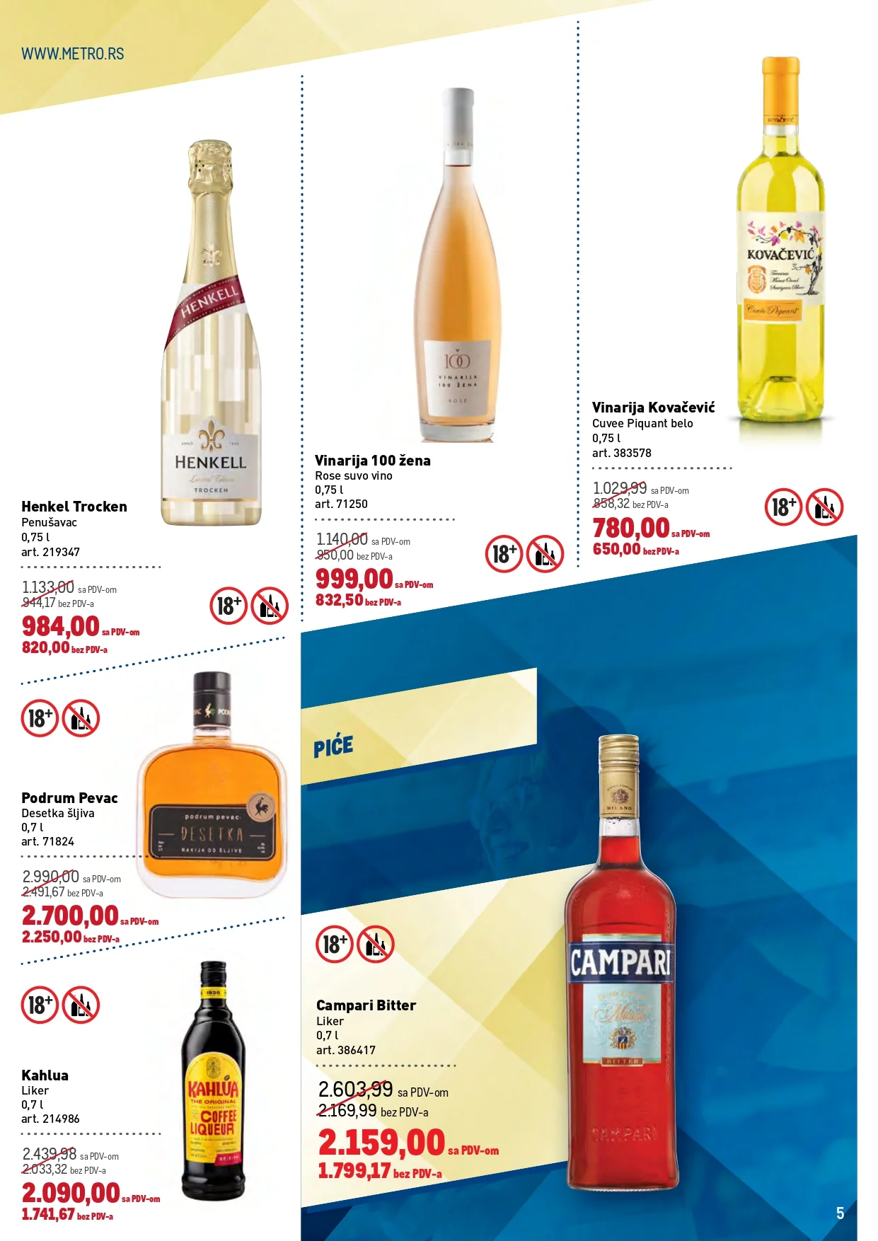 Metro katalog PREHRANA/NEPREHRANA 23.7-5.8.2026. - str. 5