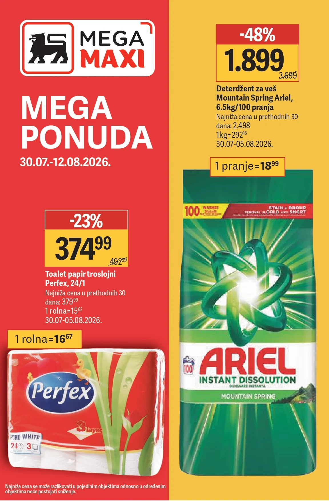 Mega Maxi katalog 30.7-12.8.2026. - str. 1